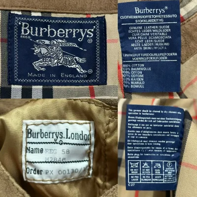 Burberry Vintage Genuine Suede Bomber Jacket — thumbnail 8