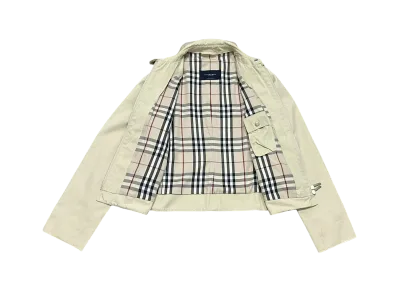 Burberry Harrington Style Cropped Jacket