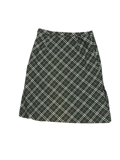 Burberry Diagonal Check Wool Blend Skirt — thumbnail 3