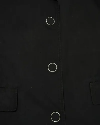 Burberry Press-stud Detail Cotton Gabardine Coat — thumbnail 6