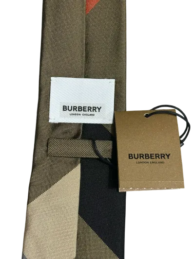 Burberry Check Silk Tie