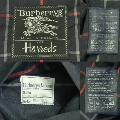 Burberry Vintage Trench Style Jacket — thumbnail 8