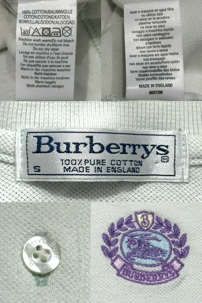 Burberry Polo Shirt - Crest Embroidery — thumbnail 4