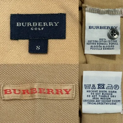 Burberry Polo Shirt - Check Collar Logo Embroidery — thumbnail 6
