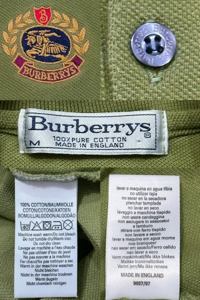 Burberry Polo Shirt - Crest Embroidery — thumbnail 4