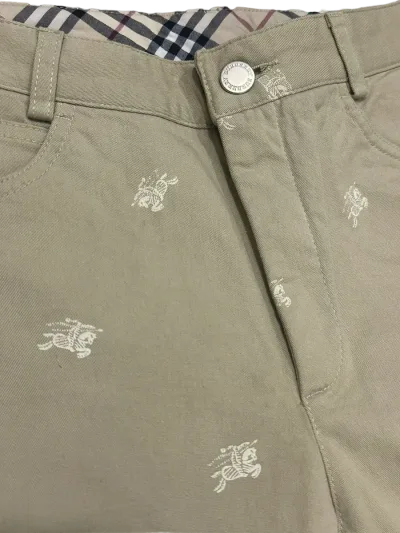 Burberry Straight-Leg Trousers - Equestrian Knight Motif — thumbnail 3