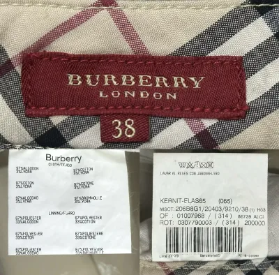 Burberry Straight-Leg Trousers - Equestrian Knight Motif — thumbnail 4