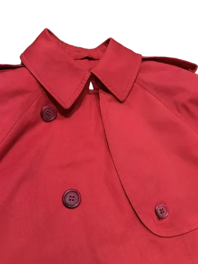 Burberry Classic Long Double Breasted Trench Coat - Red — thumbnail 6