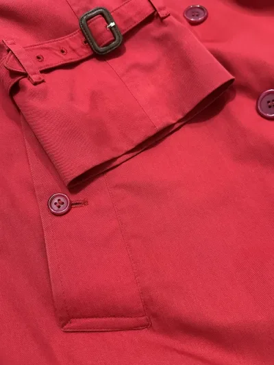 Burberry Classic Long Double Breasted Trench Coat - Red — thumbnail 7