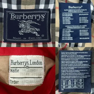 Burberry Classic Long Double Breasted Trench Coat - Red — thumbnail 9