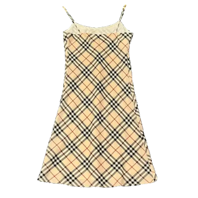 Vintage Check Woolen Dress — thumbnail 2