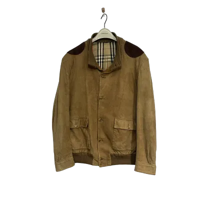 Burberry Vintage Genuine Suede Bomber Jacket