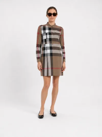 Burberry Classic Check Cotton Dress