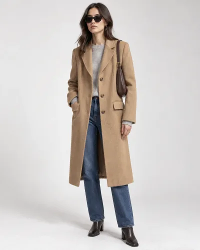 Burberry Camel Hair Coat — thumbnail 2