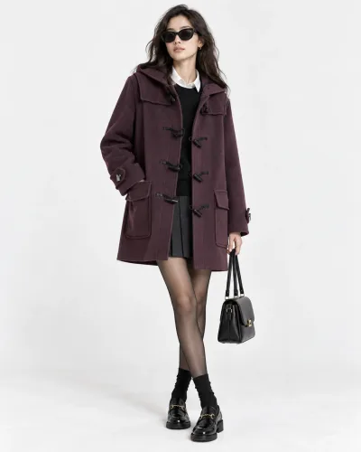 Burberry Wool Duffle Coat — thumbnail 2