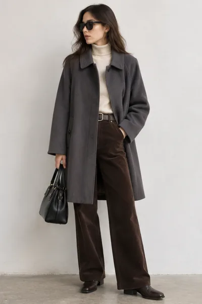 Burberry Vintage Cashmere Wool Blend Coat — thumbnail 2