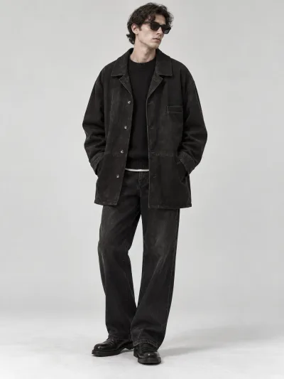 Burberry Genuine Suede Leather Coat