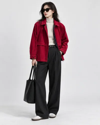 Burberry Vintage Wool Short Coat — thumbnail 2