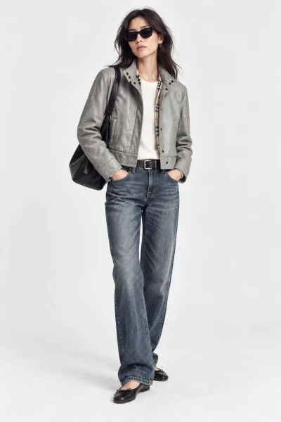 Burberry Genuine Leather Short Jacket