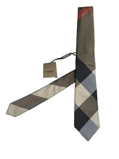 Burberry Check Silk Tie