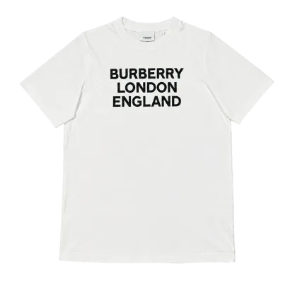 Burberry Logo-Print Cotton T-Shirt - White
