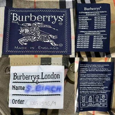 Burberry Vintage Long Car Coat — thumbnail 4