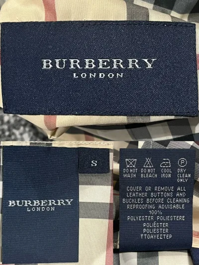 Burberry Vintage Light Weight Long Rain Coat — thumbnail 5