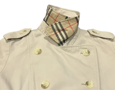 Vintage Short Trench Coat — thumbnail 4