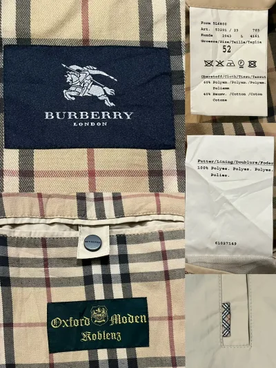 Burberry Vintage Short Car Coat — thumbnail 6