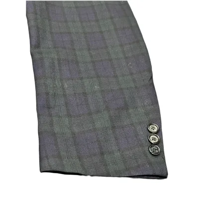 Burberry Vintage Wool Check Blazer — thumbnail 5