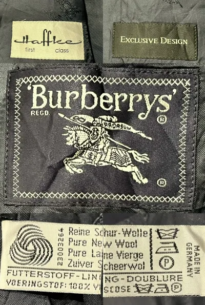 Burberry Vintage Wool Check Blazer — thumbnail 6