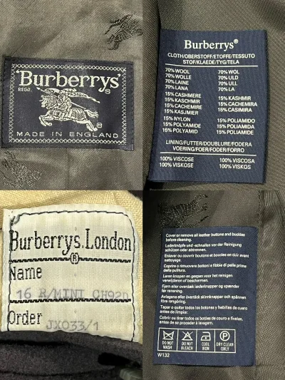 Burberry Vintage Cashmere Wool Blend Coat — thumbnail 5