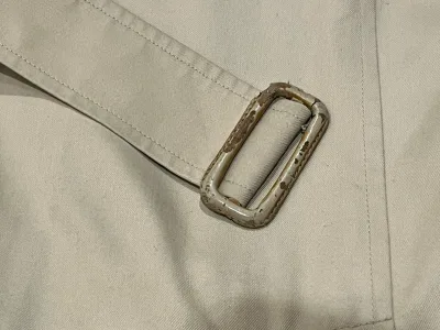 Burberry Vintage Long Car Coat with belt — thumbnail 6