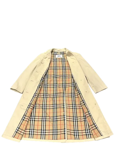 Burberry Vintage Long Car Coat with belt