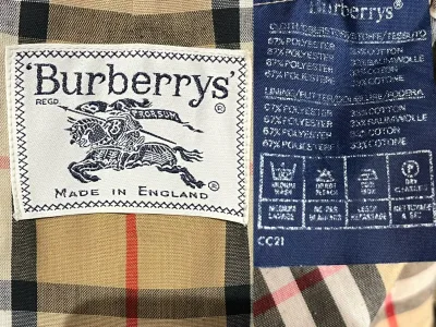 Burberry Vintage Long Car Coat with belt — thumbnail 7