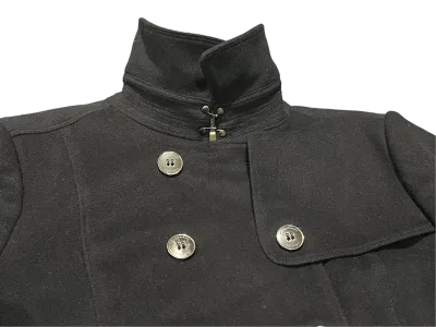 Burberry Double Breasted Cashmere Wool Blend Coat — thumbnail 4