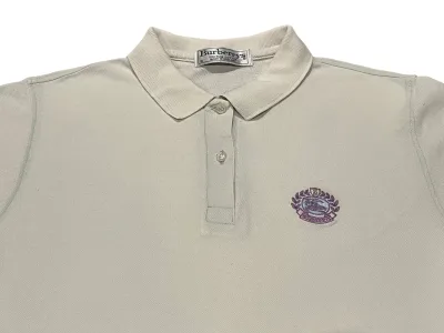 Vintage Classic Logo Cotton Polo Shirt — thumbnail 2