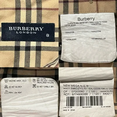 Vintage Classic check Cotton Cropped Shirt — thumbnail 5