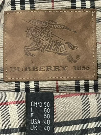 Burberry Vintage Leather Harrington Jacket — thumbnail 7