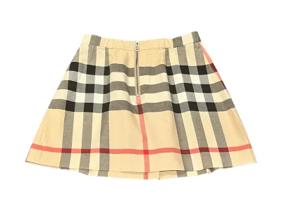 Classic Check Cotton Short Skirt — thumbnail 2