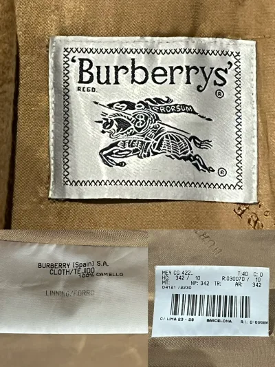 Burberry Camel Hair Coat — thumbnail 7
