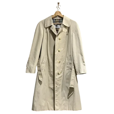 Burberry Vintage Long Car Coat with belt