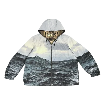 Burberry Reversible Ocean Print Jacket