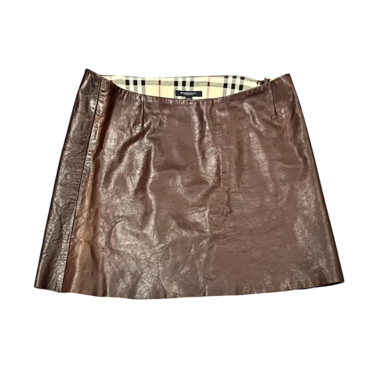 Vintage Leather Short Skirt — 1 / 5