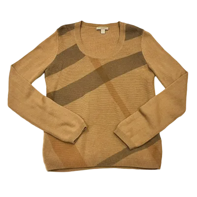 Burberry Wool Cashmere Blend Check Sweater