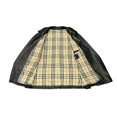 Burberry Vintage Lambskin Leather Jacket