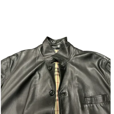 Burberry Vintage Lambskin Leather Jacket — thumbnail 4