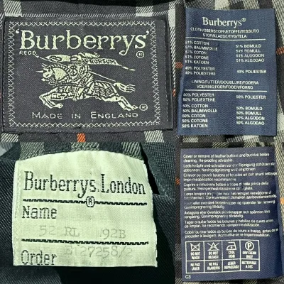 Burberry Long Single Breasted Car Coat — thumbnail 5