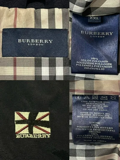 Burberry Flag Logo Thick Jacket — thumbnail 6