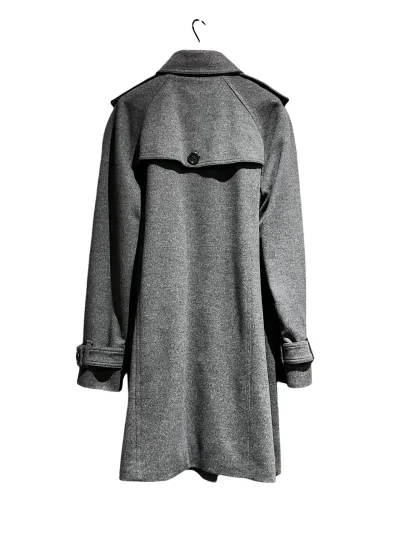 Cashmere&Wool Blend Trench Style Coat — thumbnail 2
